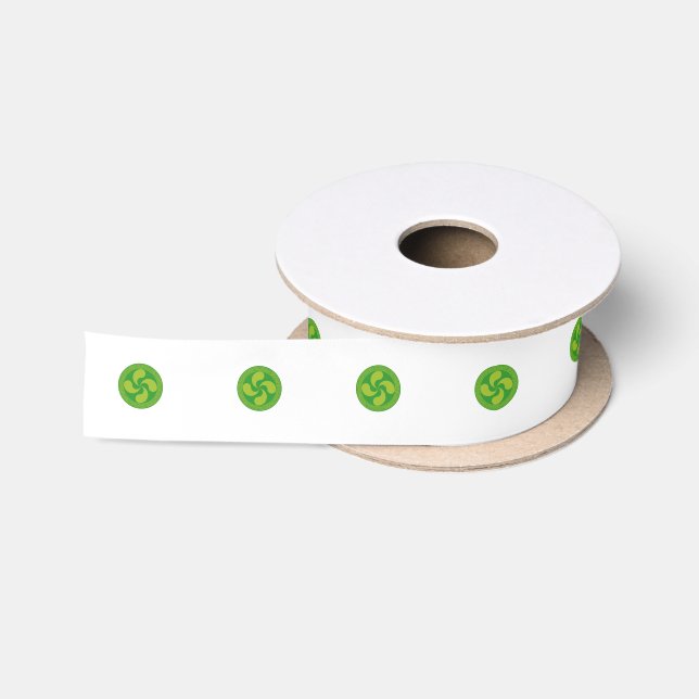 Elegantes und stilvolles baskisches Kreuz: Satinband (Spule)