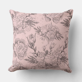 Elegantes und Vintages Blumenkissen Kissen