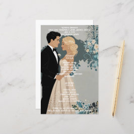 Elegantes und zeitloses Hochzeitsdesign