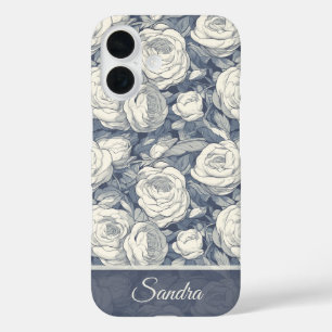 Elegantes Urlaubsgeschenk Rose Maßgeschneidert iPhone 16 Hülle