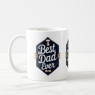 Elegantes Vatertag-Tasse-Design Kaffeetasse