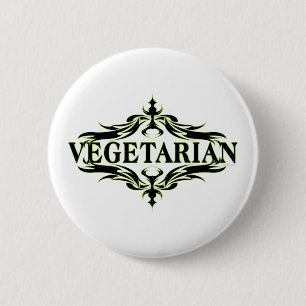 Elegantes Vegetarier Button