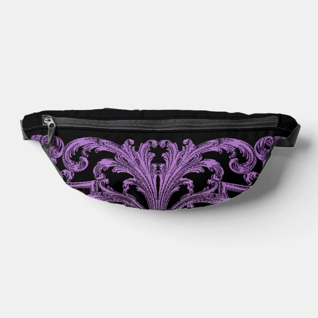 Elegantes, Verziert antikes Lila Bauchtasche (Ablage )