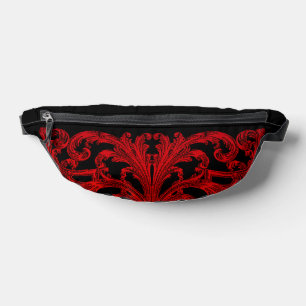 Elegantes, Verziert antikes Rot Bauchtasche