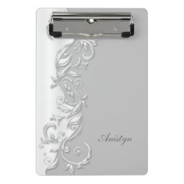 Elegantes Verziertes Design Mini Klemmbrett