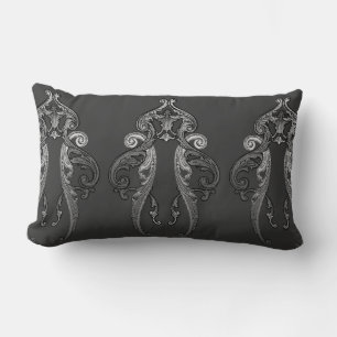 Elegantes verziertes Gothic-Design-Kissen Lendenkissen