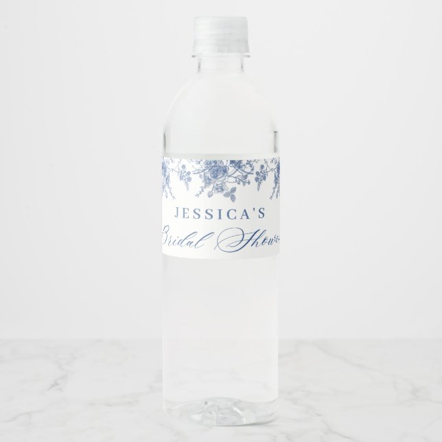 Elegantes Viktorianisches blaues französisches Bra (Vorderseite)
