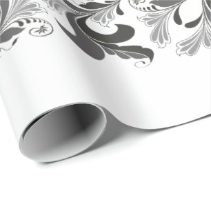 Elegantes viktorianisches Blumenmuster Geschenkpapier