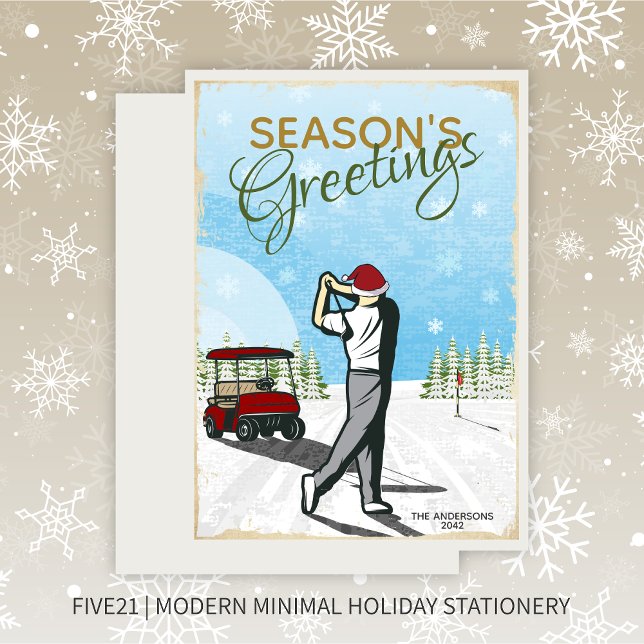 Elegantes, Vintag Inspiriertes Golf Weihnachten (Von Creator hochgeladen)