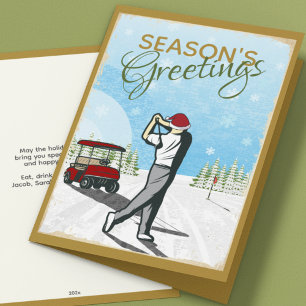 Elegantes, Vintag Inspiriertes Golf Weihnachten