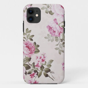Elegantes Vintage-Blumen-Rosen-iPhone-Case title_seo2