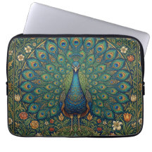 Elegantes vintage-bohemian-Pfau-Design