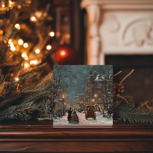 Elegantes Vintage London Weihnachten