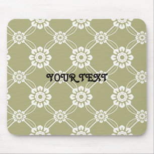 Elegantes Vintage-Muster Mousepad