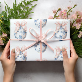 Elegantes Vintage-Oster-Einwickelpapier Geschenkpapier
