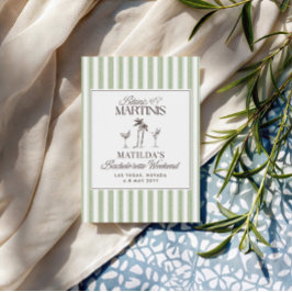 Elegantes Vintages Altes Geld Bachelorette Einladung