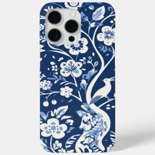 Elegantes Vintages Blau und Weiß Chinoiserie Muste Case-Mate iPhone Hülle