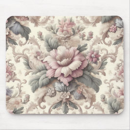 Elegantes Vintages Blumenmuster Mousepad