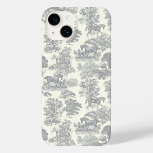 Elegantes Vintages Chic Gray Case-Mate iPhone 14 Hülle