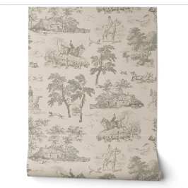 Elegantes Vintages Cream Beige Reiten Tapete