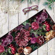 Elegantes Vintages farbiges Monogramm