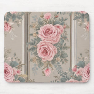 Elegantes Vintages florales Shabby Chic Mousepad