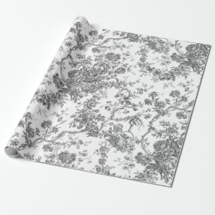 Elegantes Vintages französisches Grabmal Geschenkpapier