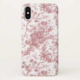 Elegantes Vintages, französisches Gravur-Toile-Ros Case-Mate iPhone Hülle
