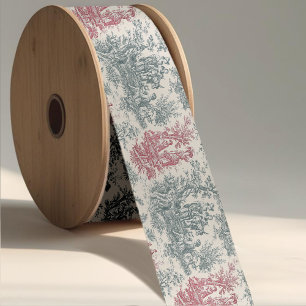 Elegantes Vintages graues Spielzeug Satinband