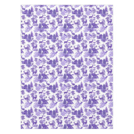 Elegantes Vintages Periwinkle Tischdecke