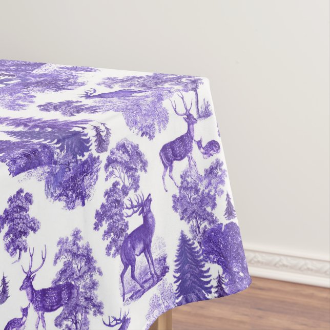 Elegantes Vintages Periwinkle Tischdecke (Beispiel)