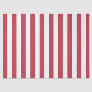 Elegantes Vintages Rot-Weiß-Muster Seidenpapier