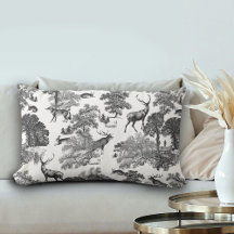 Elegantes Vintages Schwarz-weißes Toile Reversible