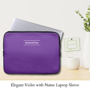 Elegantes Violet mit dem Namen Laptop-Sieb Laptopschutzhülle