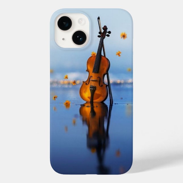 Elegantes Violin-Kunst-Handyhülle  Case-Mate iPhone 14 Hülle (Rückseite)