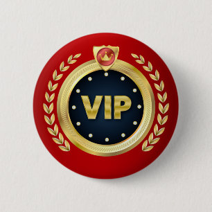 Elegantes VIP Access Abzeichen Button