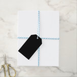 Elegantes Vollschwarz Geschenkanhänger<br><div class="desc">Schwarz</div>