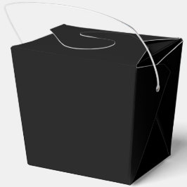 Elegantes Vollschwarz Geschenkschachtel
