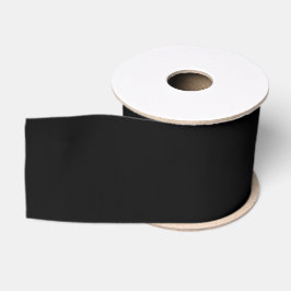 Elegantes Vollschwarz Ripsband