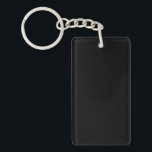 Elegantes Vollschwarz Schlüsselanhänger<br><div class="desc">❤️ Schwarz</div>