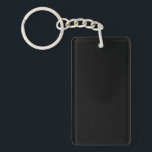 Elegantes Vollschwarz Schlüsselanhänger<br><div class="desc">🖤 Schwarz</div>