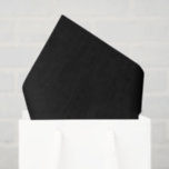 Elegantes Vollschwarz Seidenpapier<br><div class="desc">Schwarz</div>