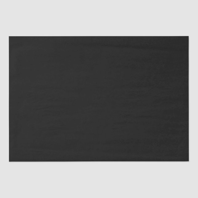 Elegantes Vollschwarz Seidenpapier (Vorderseite)
