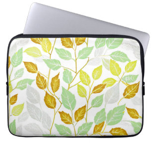 Elegantes, von Natur Inspiriert Leaf-Design Laptopschutzhülle