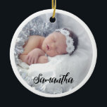 Elegantes Waldland Hirsch Baby 1. Weihnachtsfest F Keramik Ornament<br><div class="desc">Niedliches Waldtier Baby 1. Weihnachtsfest Foto</div>