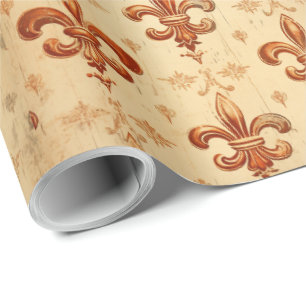 Elegantes Wasserfarbe Halloween Orange Geschenkpapier