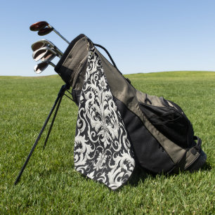 Elegantes Wasserfarben-Blumen-Dekor auffällig Golfhandtuch