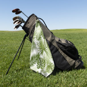 Elegantes Wasserfarben-Blumen-Dekor-Augenfänger  Golfhandtuch