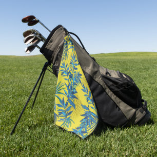 Elegantes Wasserfarben-Blumen-Dekoratives auffalle Golfhandtuch