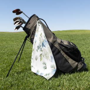 Elegantes Wasserfarben-Blumen-Dekoratives auffalle Golfhandtuch